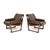 Bruksbo Vintage Armchairs by Torbjorn Afdal for Bruksbo, 1970, Set of 2 For Sale - Image 4 of 11