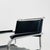 Wood Bauhaus Black Leather Iconic Armchair by Mart Stam for Thonet, 1980s For Sale - Image 7 of 11