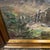 Paint 20th Century European School Impressionist Style Landscape Oil on Artist Board Framed Signed For Sale - Image 7 of 9