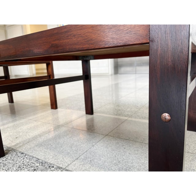 1960s Rosewood Side Tables in the Style of France & Søn - A Pair For Sale - Image 10 of 14