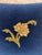 Textile Pair of French Sapphire Velvet Pillows With 19th Century Gold Metallic Appliques For Sale - Image 7 of 11