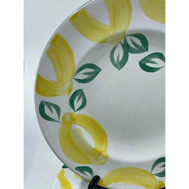 Set of 8 Hand Painted Herend Village ‘Lemonade’ plates. Fresh, colorful design. Made in Hungary.