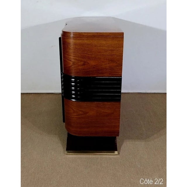 Art Deco Wood and Brass Buffet, 1930s For Sale - Image 17 of 18