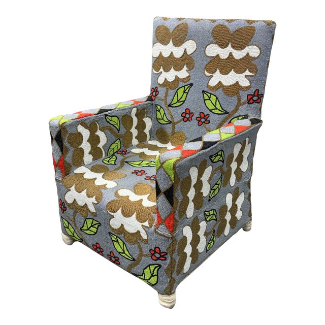Yoruba Design Nigerian African Beaded Chair For Sale