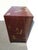 Vintage Chinese Asian Burgundy Lacquer Floral Chinoiserie Cabinet ~ Side Table For Sale In Los Angeles - Image 6 of 17