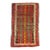 Pure Wool Striped Caucasian Antique Rug Mat 1.9 x 2.9 For Sale
