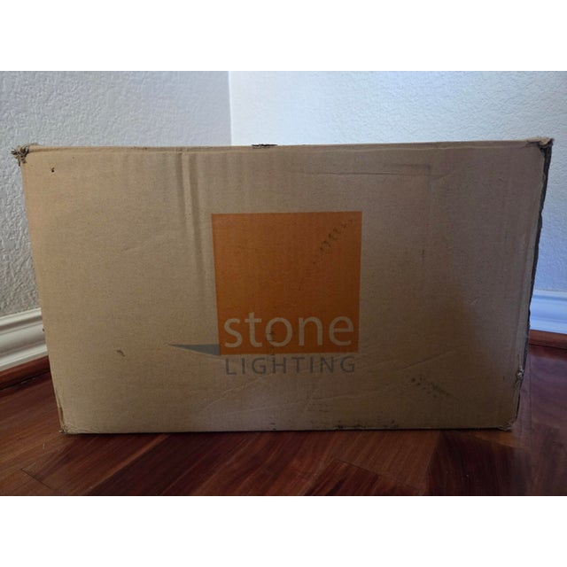 Stone Lighting Pd285 Nebula Pendant – Brass/ Clear Crystal– New Open Box For Sale - Image 4 of 5