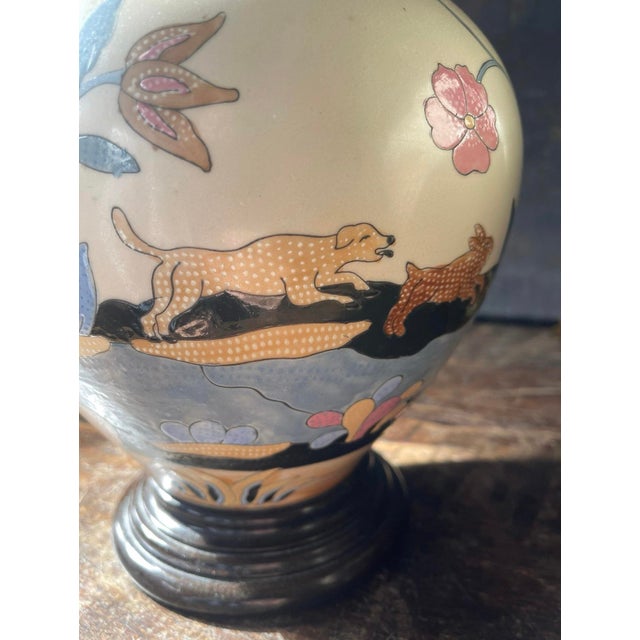 Option to purchase as a pair or Single Lamp in drop down - Lovely pair of smaller table lamps, each, with a creamy...