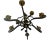 Vintage 9-Arm Rustic Wrought Iron Chandelier For Sale - Image 11 of 11