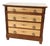 Chest of Drawers in Wood and White Marble, 1950s For Sale