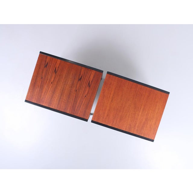 Modern Carelle Teak Nightstands by Auping, 1960s, Set of 2 For Sale - Image 6 of 16