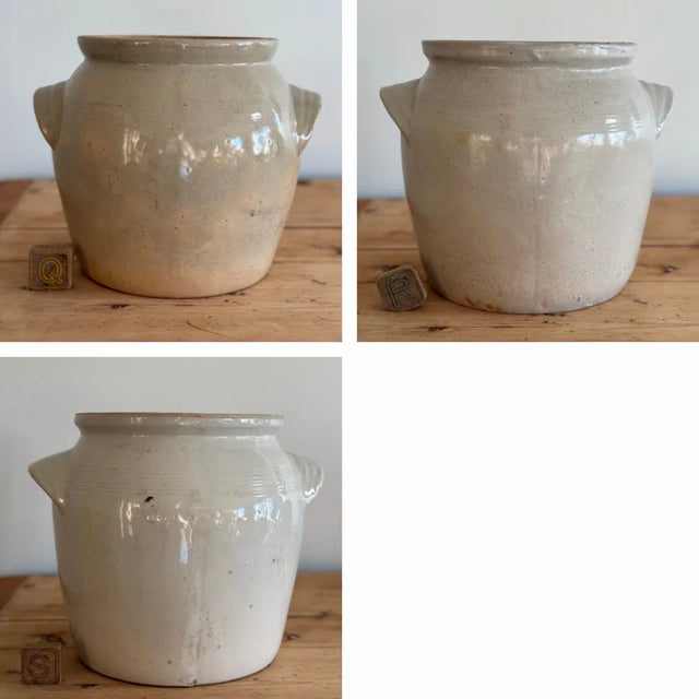 French Vintage French Confit Pots For Sale - Image 3 of 3
