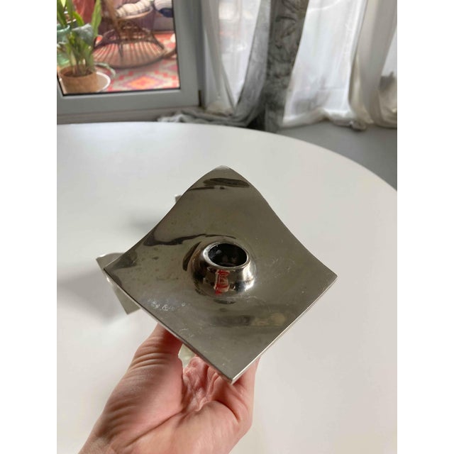 Danish Candleholder in Chrome from Torben Ørskov, Set of 4 For Sale - Image 4 of 10