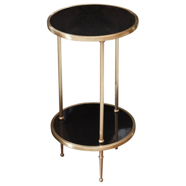 Contemporary Petite Tiered Side Tables by Global Views Furniture, Set of 2 For Sale - Image 3 of 6