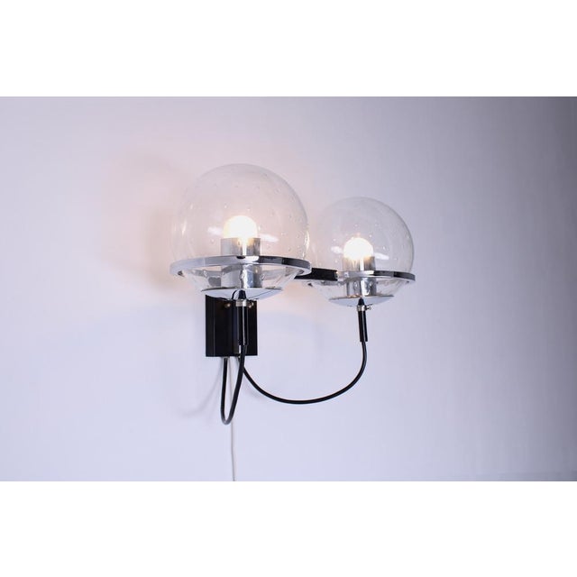 Glass Bubble Teardrop C-1724 Tolkien Wall Lamp from Raak, 1960s For Sale - Image 6 of 18