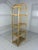 Wood Rattan & Smoked Glass Display Rack, 1970s For Sale - Image 7 of 11