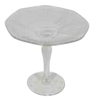 1930s Art Deco Crystal Compote