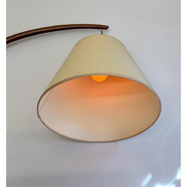 Brown Danish Teak Rotatable Wall Lamp, 1960s For Sale - Image 8 of 14