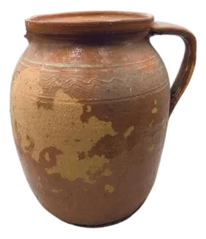 Antique Hungarian Folk Art Cooking Pottery