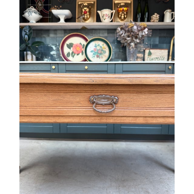 Antique Oak Table, 1890s For Sale - Image 8 of 13
