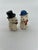 Adorable salt and pepper shakers depicting dogs laughing, sticking out their tongues and wearing hats. Talk about a...