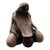 1994 Lawrence Vargas Signed Blackware Mother and Child Ceramic Sculpture For Sale