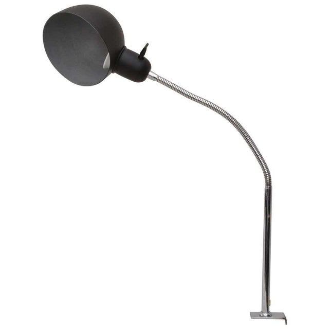 1950s Flexible Clamp Luminaire Chrome Table Lamp, 1952 For Sale - Image 5 of 5