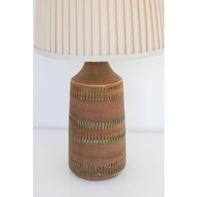 Mid-Century Modern Scandinavian Pottery Table Lamp by Anagrius, 1970s For Sale - Image 11 of 14