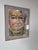 Mid-Century Modern 1990's Vintage Expressionist Woman Portrait Oil Pastel on Paper, Signed & Framed For Sale - Image 3 of 12