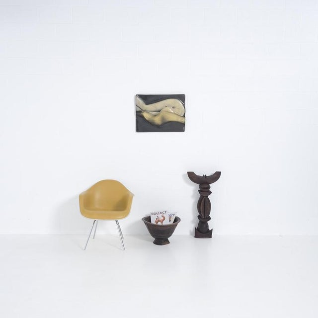 This resin art work is made by max forti in 1975. It is a 3 dimensional work of art made of resin with 3 naked women lying...