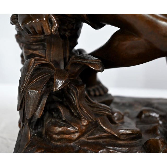 R.Guillaume, L’Enfant à l’Epuisette, 20th Century, Bronze For Sale - Image 12 of 18