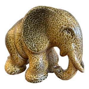 1950’s German Studio Ceramic Elephant by Elfreide Balzar-Kopp for Westwald Art Pottery