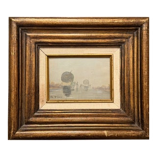 1950s Val McGann (1928–2016) “A Soft Day” Signed Oil – Irish-American Western Original For Sale