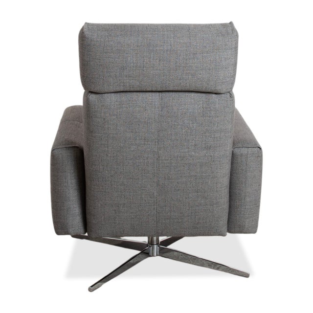 Fabric 50 Armchair in Grey with Manual Function from Rolf Benz For Sale - Image 15 of 17