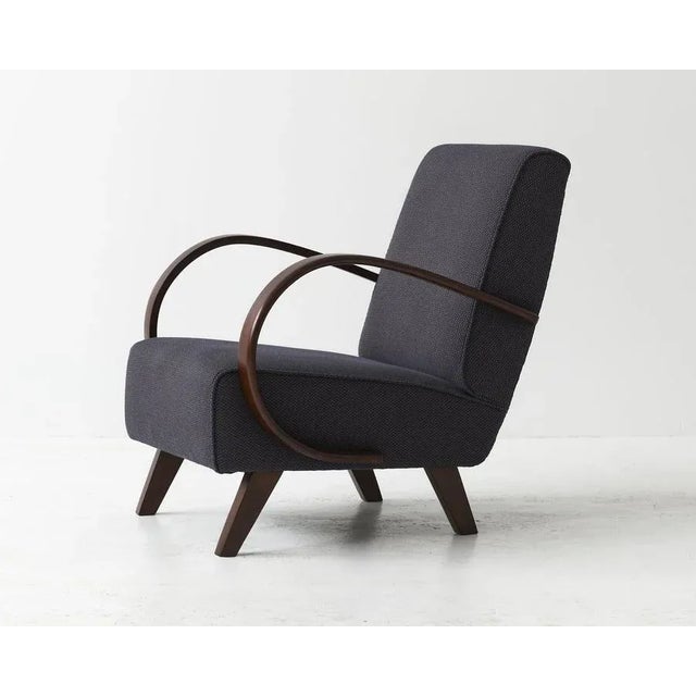 Type C Armchair by Jindřich Halabala, 1930s For Sale - Image 13 of 13