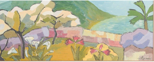 Kaare Sunde, Exotic Landscape, Oil on Canvas, 1955