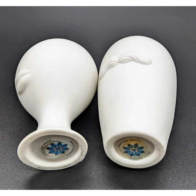 Jonathan Adler Mr & Mrs Muse Salt and Pepper Shakers, a Pair For Sale - Image 9 of 11