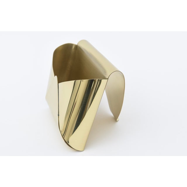 This fabulous and unusual brass Italian vintage envelope letter box is from the late 60;s or early 70's. it has been...