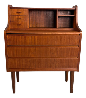 Mid-Century Danish Modern Teak Secretary, 1960s