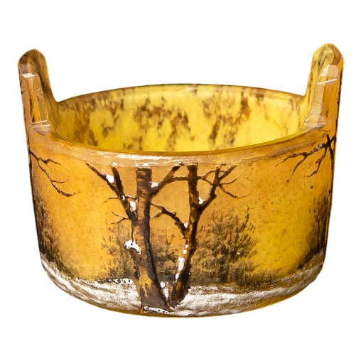 French Art Nouveau Bowl by Daum Nancy, 1920s For Sale