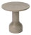 Peso Minimalist Round Side Table in Limestone by Depping & Jørgensen For Sale