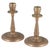 1940s Art Deco Brass Candlesticks from CAWA, Denmark, 1940s, Set of 2 For Sale - Image 5 of 5