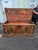 18th Century Austrian / German Stenciled Sockeltruhe Wedding Chest For Sale - Image 4 of 16
