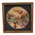 Vintage Framed Chinoiserie Asian Boho Flare Cherry Blossom Tree Hummingbird and Floral Flowers Needlepoint For Sale