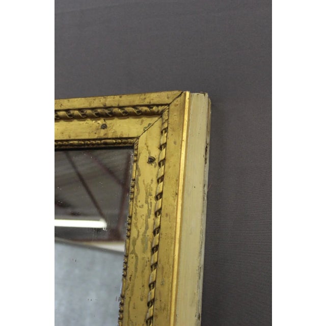 Important Louis XVI Mercury Mirror with Woodwork, Early 19th Century For Sale - Image 13 of 15
