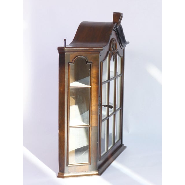 Wood Large Vintage Wooden Wall Display with Ornament, 1960s For Sale - Image 7 of 9