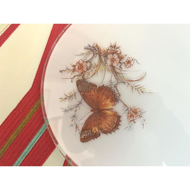 Mid 20th Century Butterflies Flush Light For Sale - Image 11 of 18