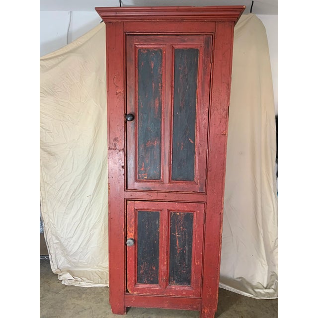 Primitive Pine Cupboard For Sale - Image 9 of 12