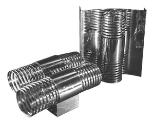 Space Age Spiral Spring Wall Lights in Chromed Steel, 1970s, Set of 2