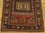 1870s Red Geometric Tribal Antique Caucasian Kazak Prayer Rug 3' X 4'9" Handknotted Wool Carpet For Sale - Image 4 of 7